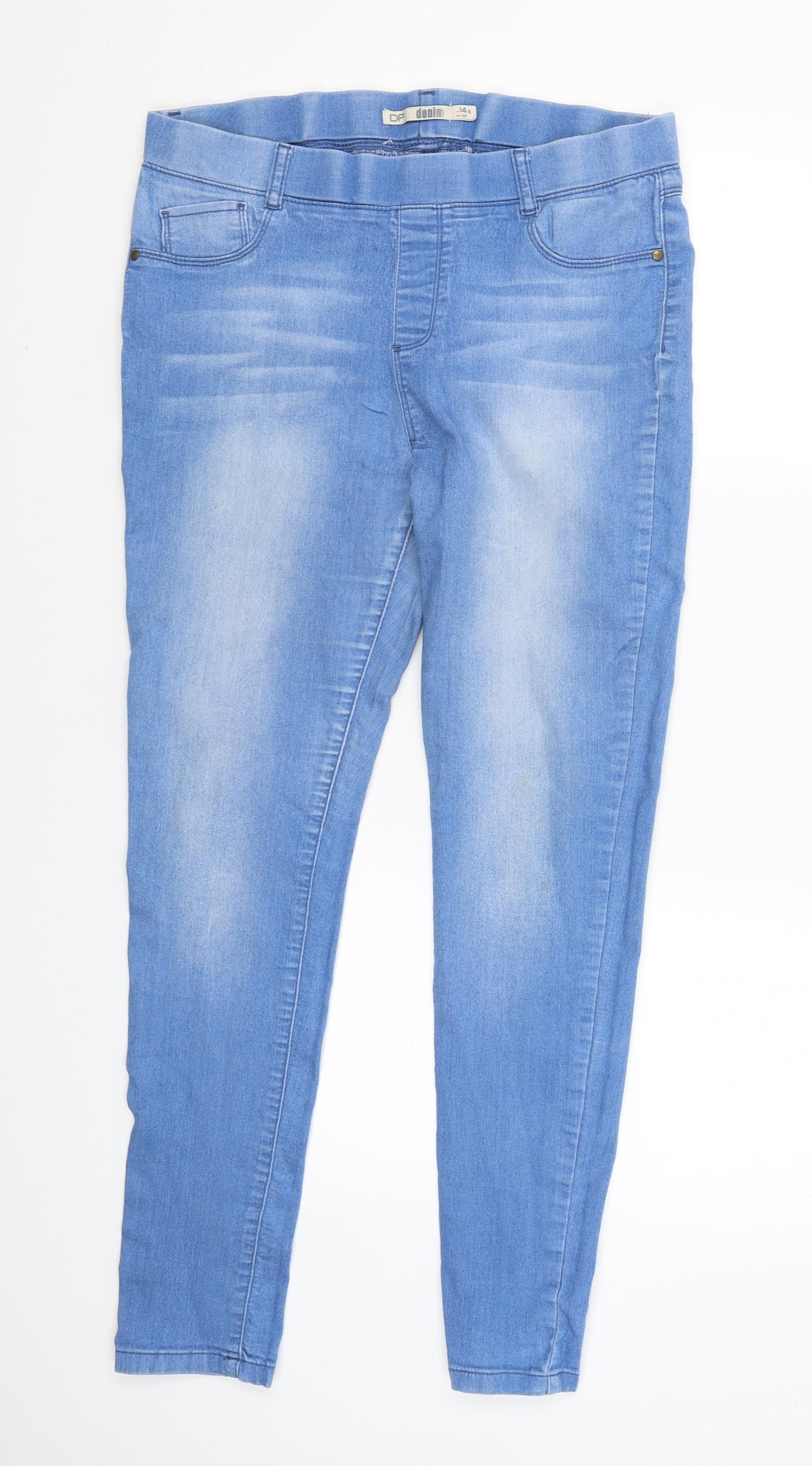 Denim Womens Blue   Jegging Trousers Size 14 L29 in