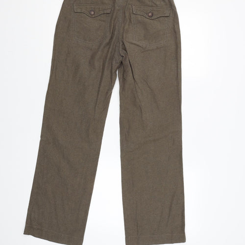 Fat Face Womens Beige   Chino Trousers Size 8 L29 in