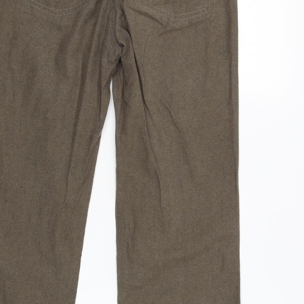 Fat Face Womens Beige   Chino Trousers Size 8 L29 in