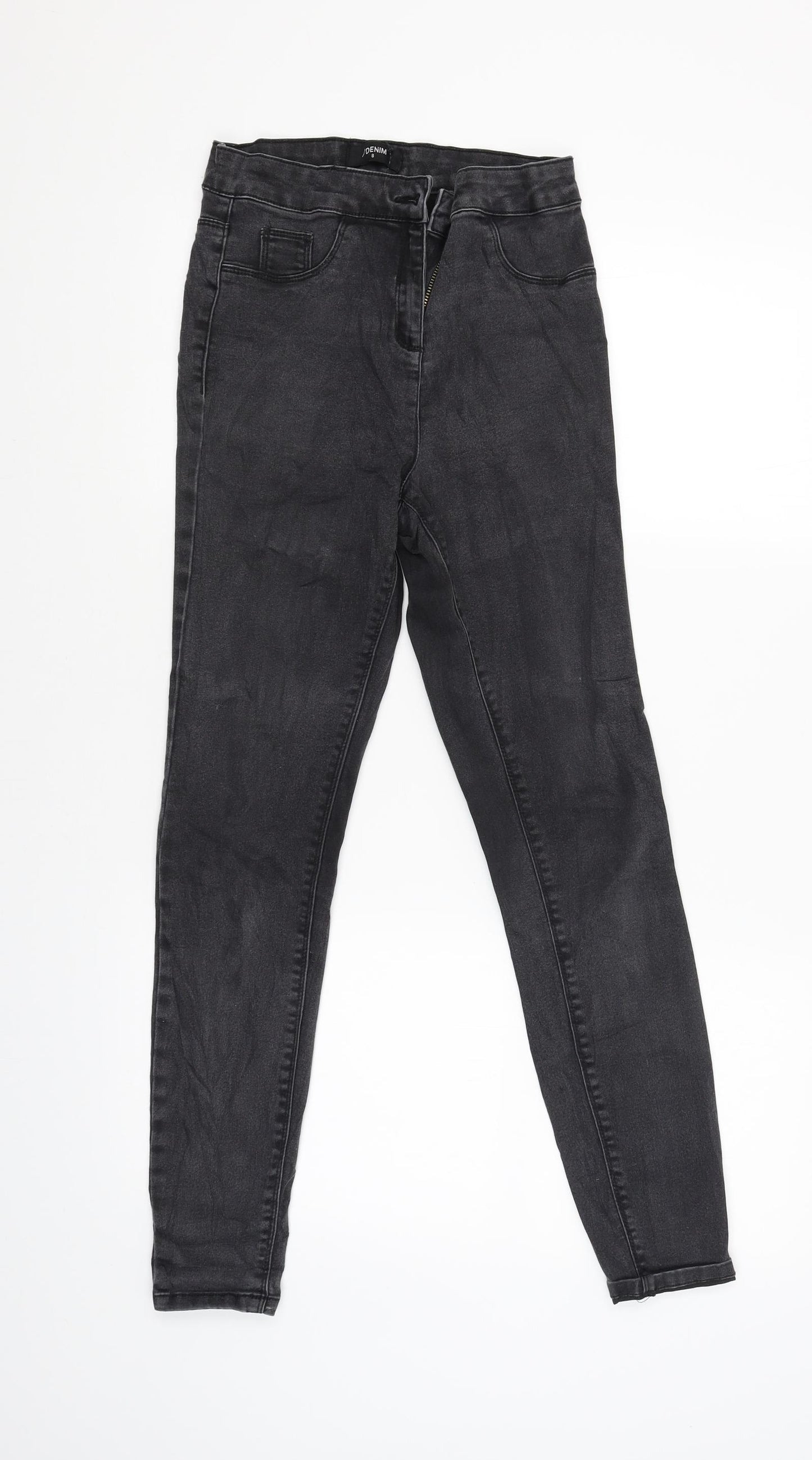 Denim Womens Grey   Straight Jeans Size 8 L28 in