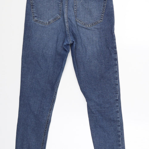 Topshop Womens Blue   Straight Jeans Size 30 L26 in