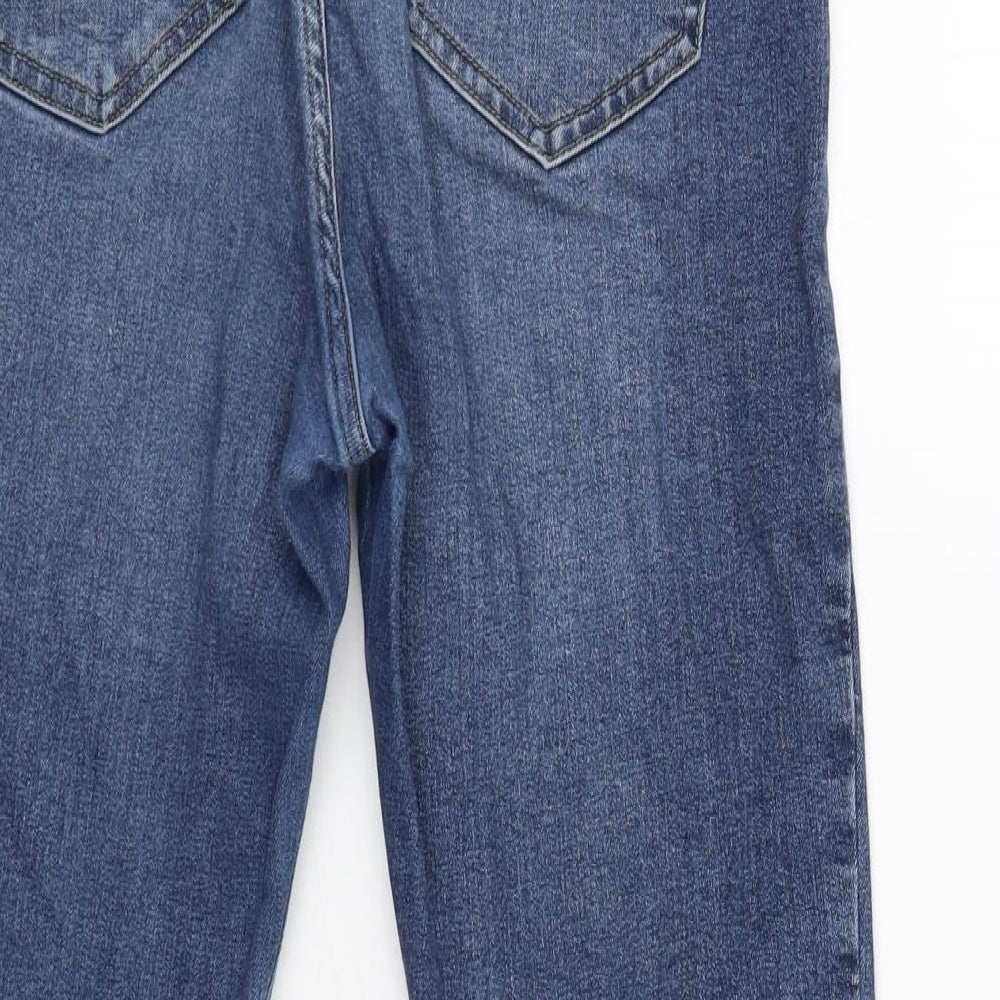 Topshop Womens Blue   Straight Jeans Size 30 L26 in