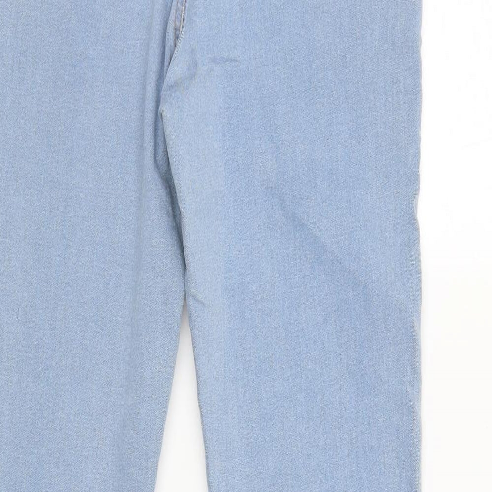 M&S Womens Blue   Jegging Trousers Size 12 L30 in