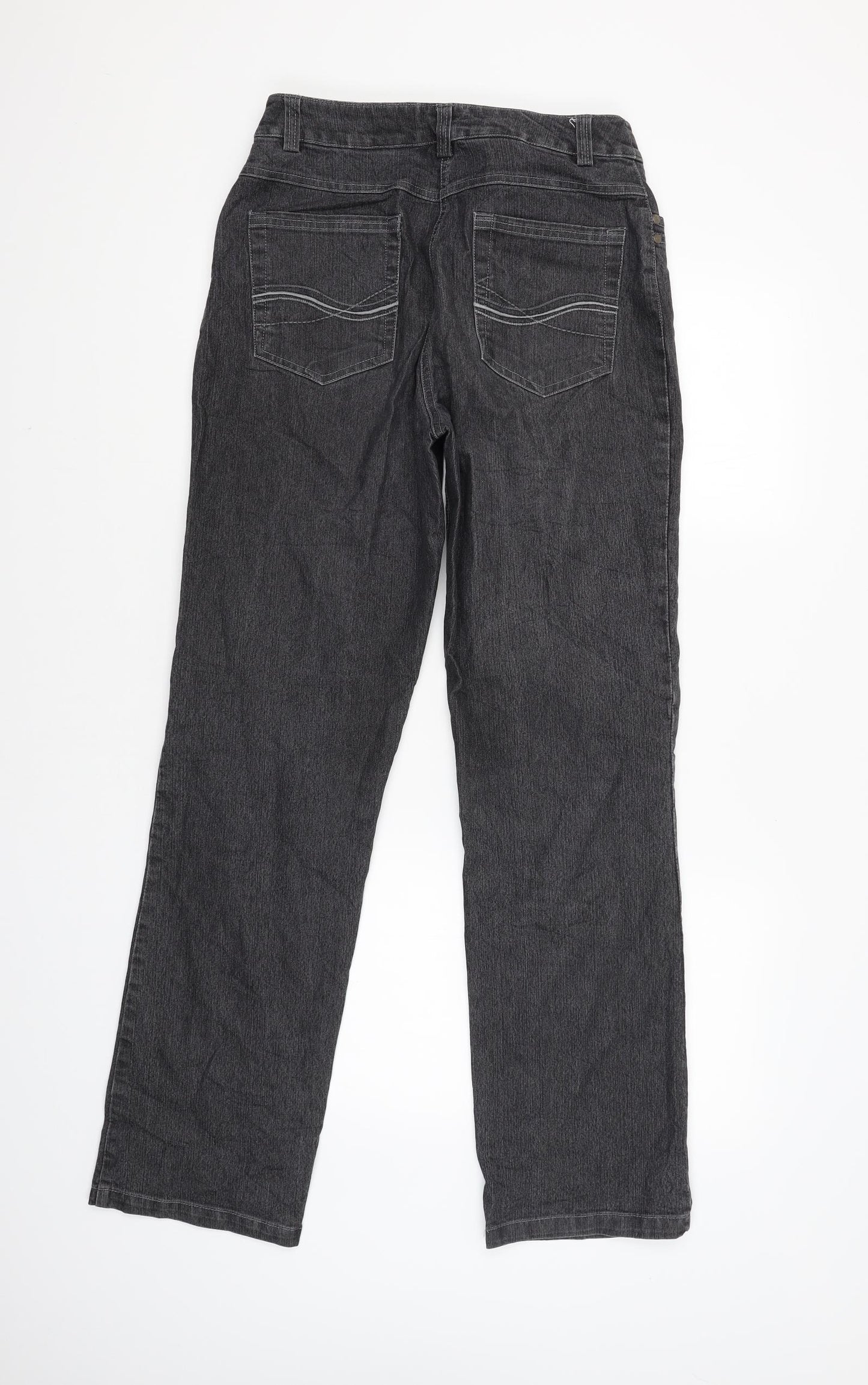canda Womens Grey   Straight Jeans Size 12 L32 in