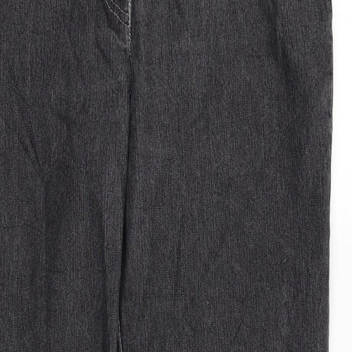 canda Womens Grey   Straight Jeans Size 12 L32 in