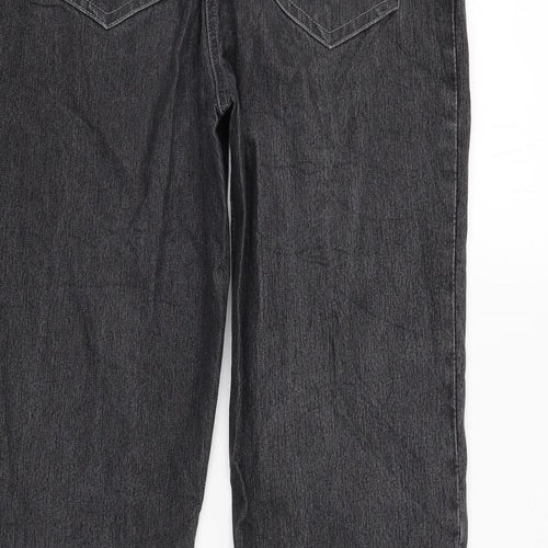 canda Womens Grey   Straight Jeans Size 12 L32 in