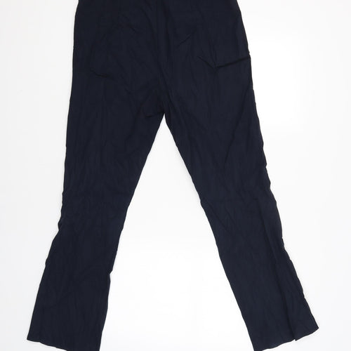 Marks and Spencer Womens Blue   Trousers  Size 10 L28 in