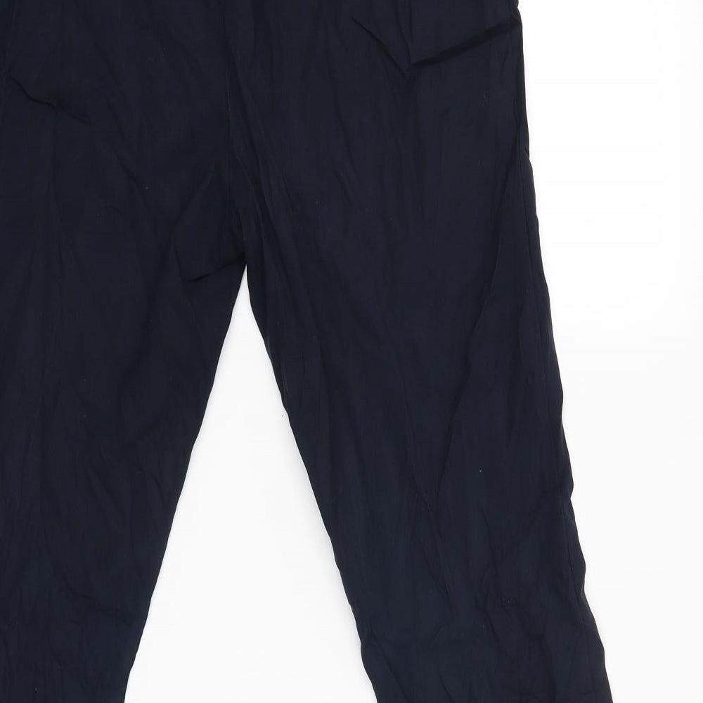 Marks and Spencer Womens Blue   Trousers  Size 10 L28 in