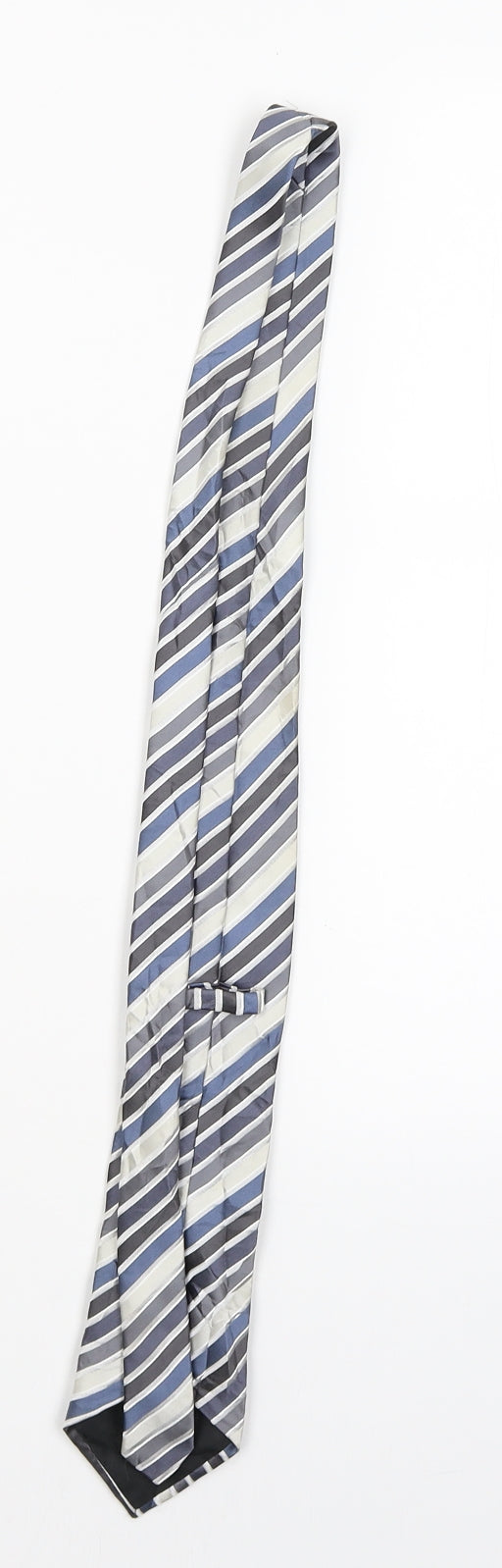 Marks and Spencer Mens Multicoloured Striped  Pointed Tie One Size
