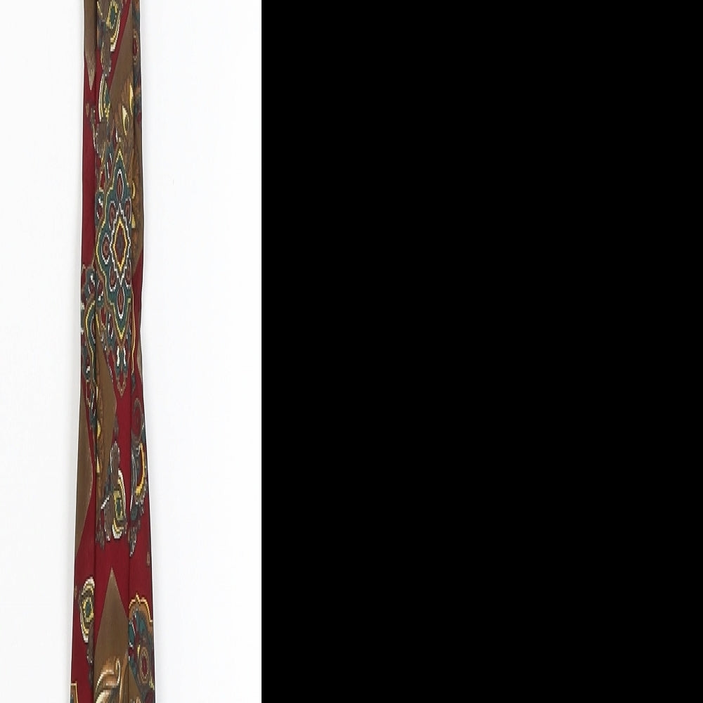 Ferrari Mens Multicoloured Paisley  Pointed Tie One Size