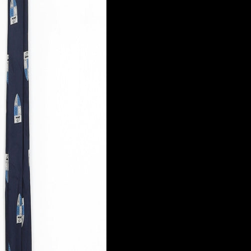 impamark LTD Mens Blue Geometric  Pointed Tie One Size