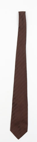 Burton Mens Bronze Striped  Pointed Tie One Size