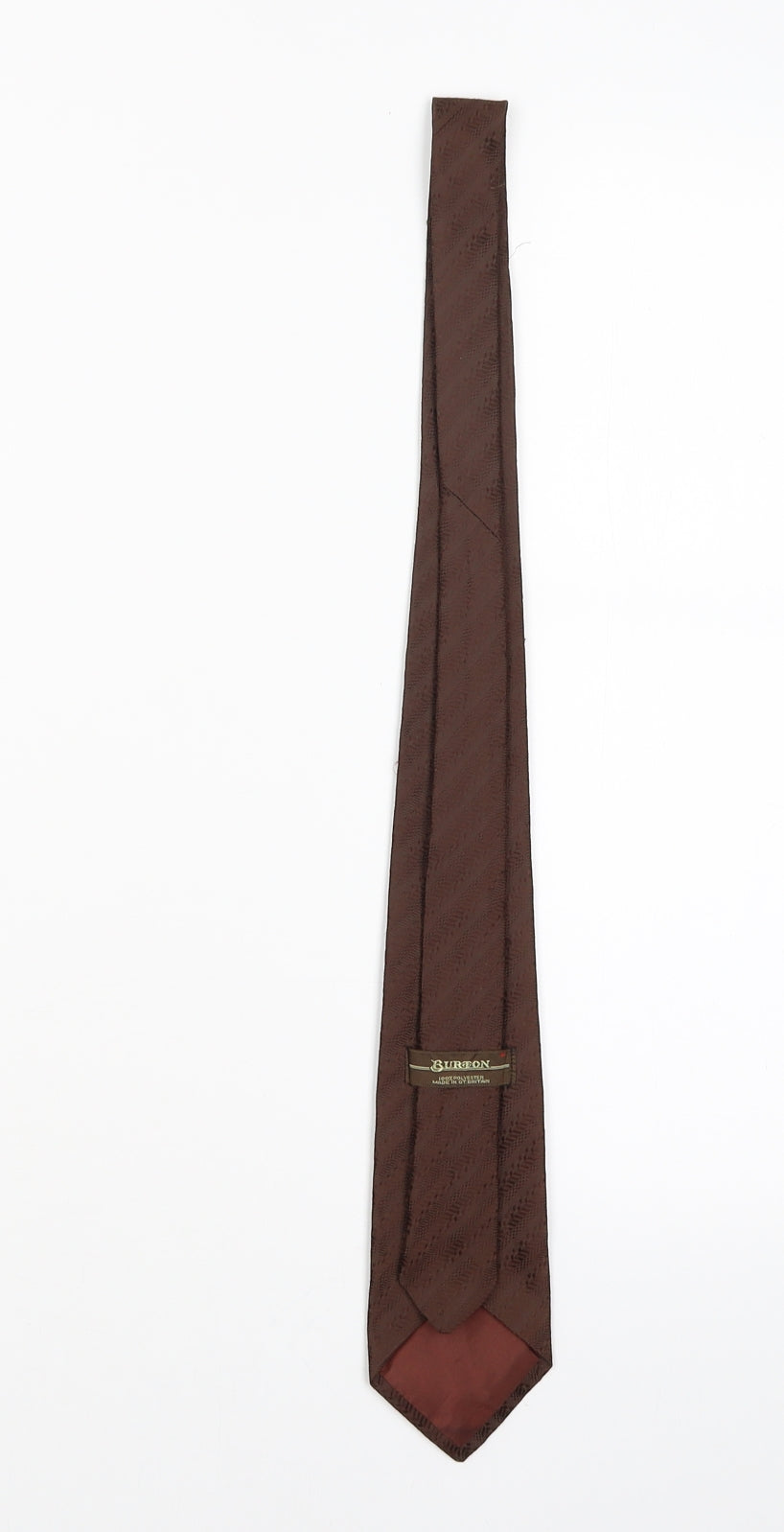 Burton Mens Bronze Striped  Pointed Tie One Size