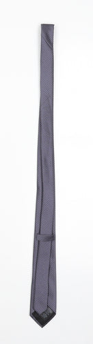 Tailor & Cutter Mens Purple Geometric  Pointed Tie One Size