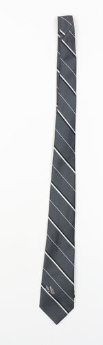 austico Mens Grey Striped  Pointed Tie One Size  - Kangaroo