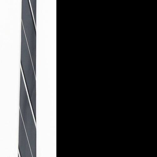 austico Mens Grey Striped  Pointed Tie One Size  - Kangaroo