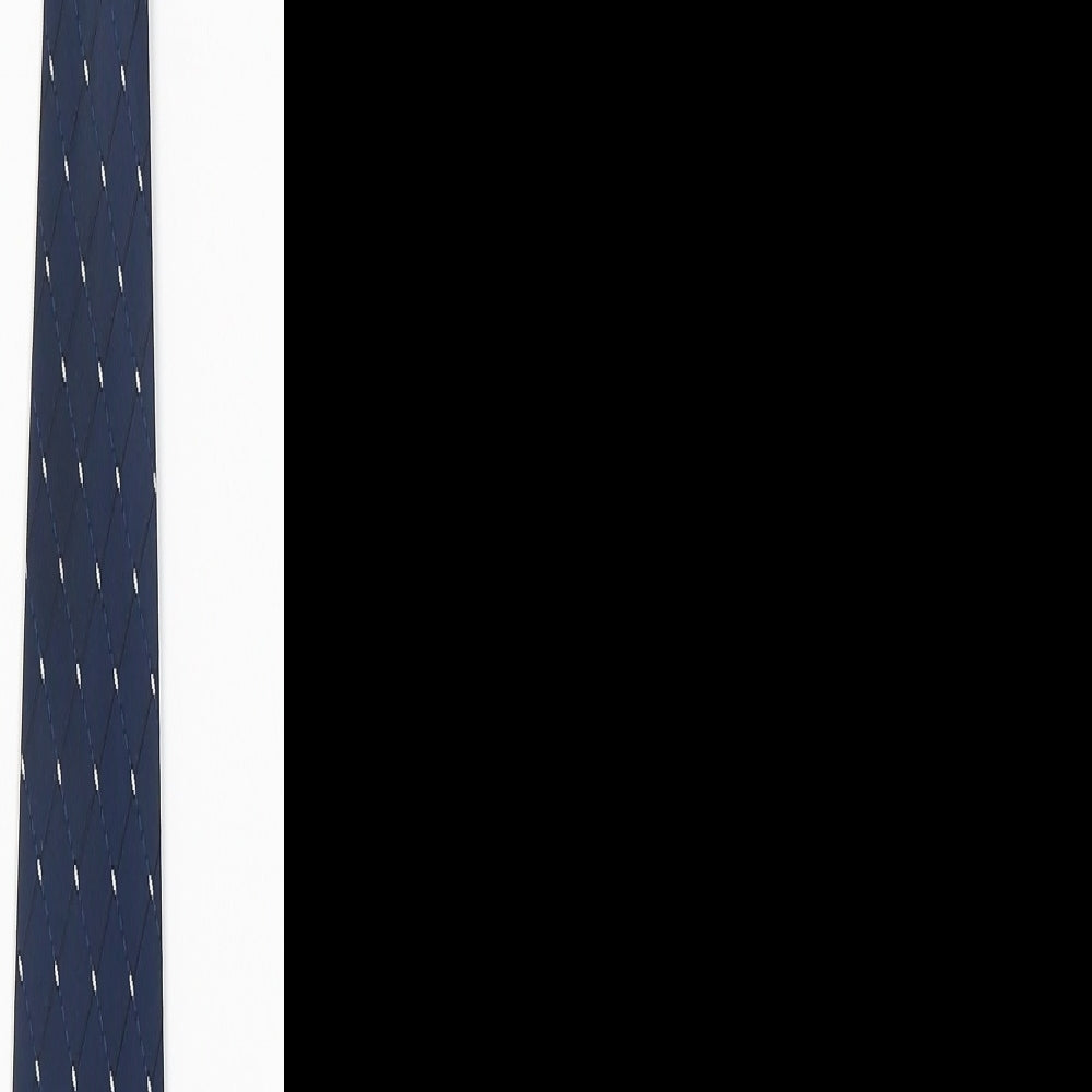 florence+fred Mens Blue Geometric  Pointed Tie One Size