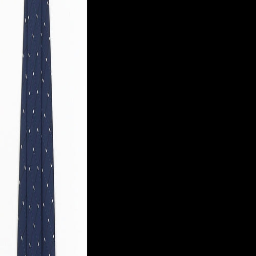 florence+fred Mens Blue Geometric  Pointed Tie One Size