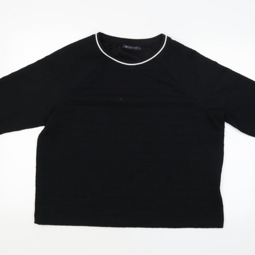 M&S Womens Black   Pullover Jumper Size 18