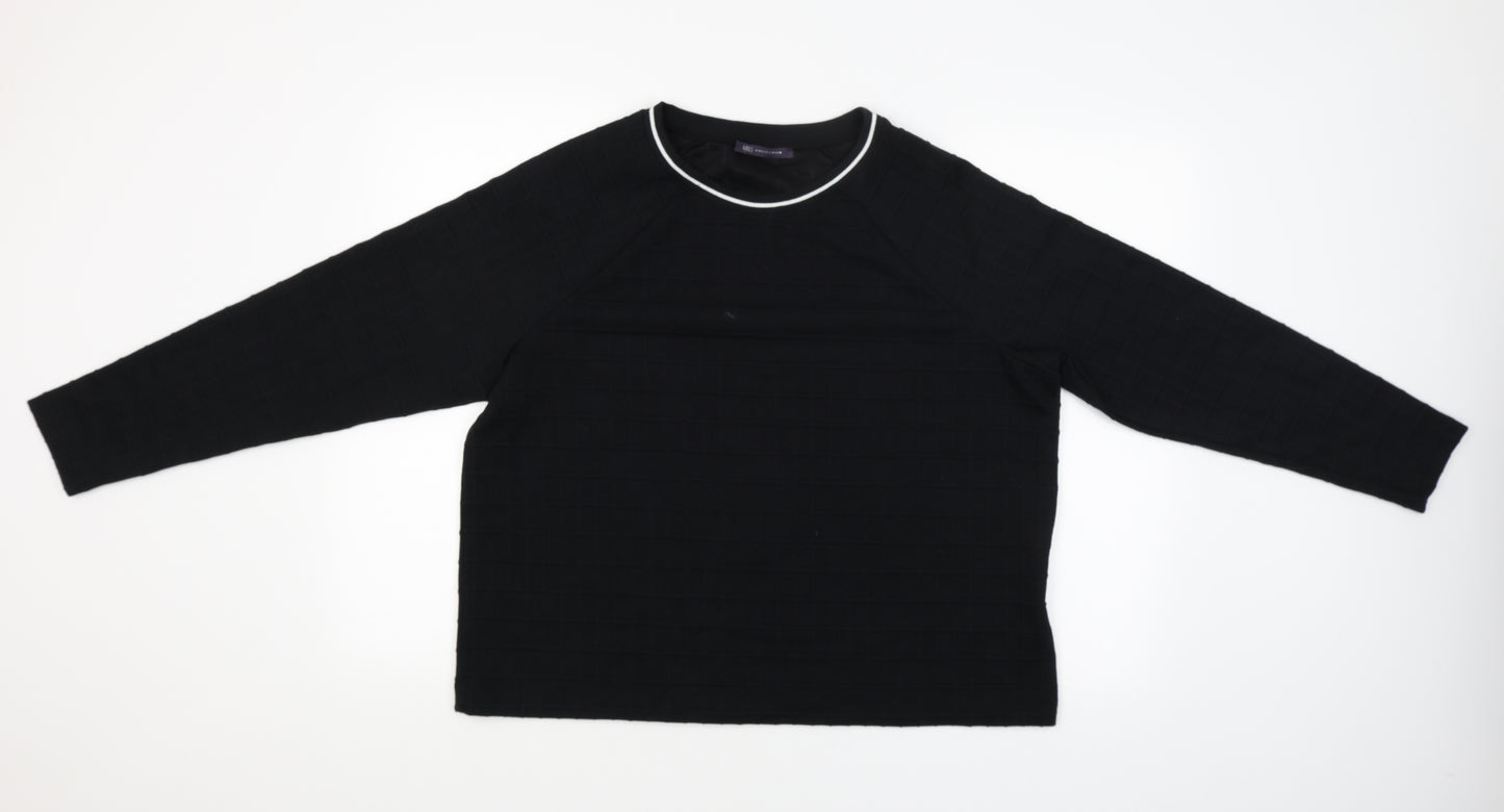 M&S Womens Black   Pullover Jumper Size 18
