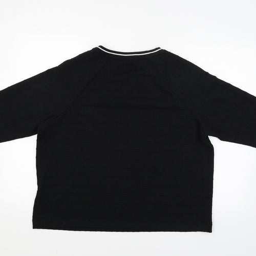 M&S Womens Black   Pullover Jumper Size 18