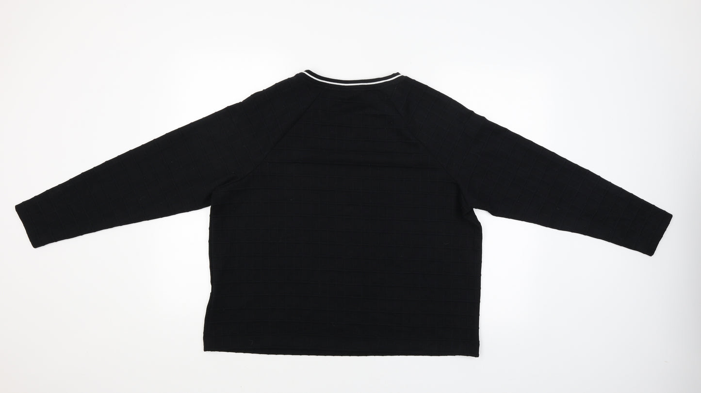 M&S Womens Black   Pullover Jumper Size 18