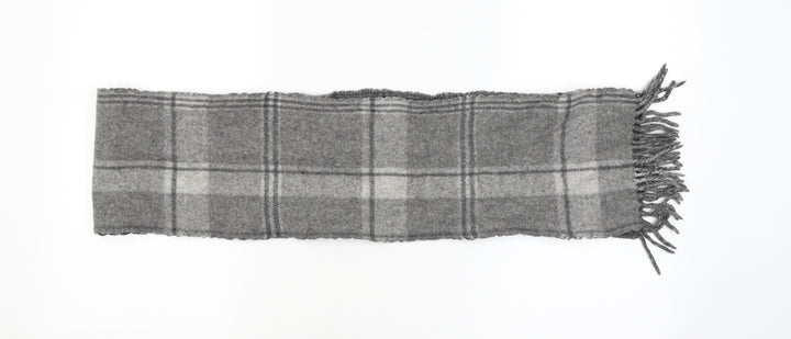 prew Womens Grey Check Scarf