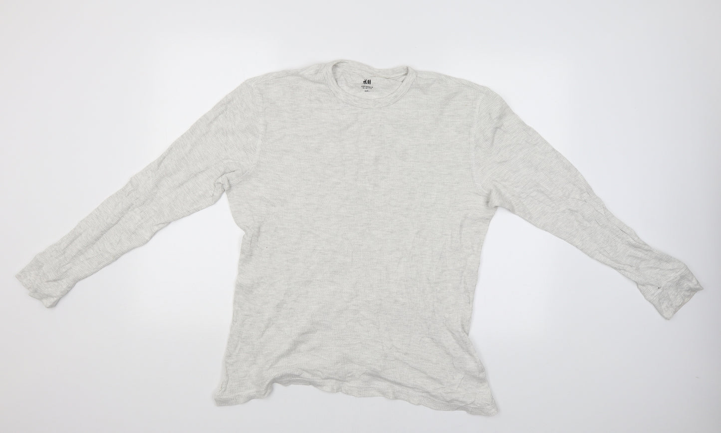 H&M Womens White   Pullover Jumper Size L