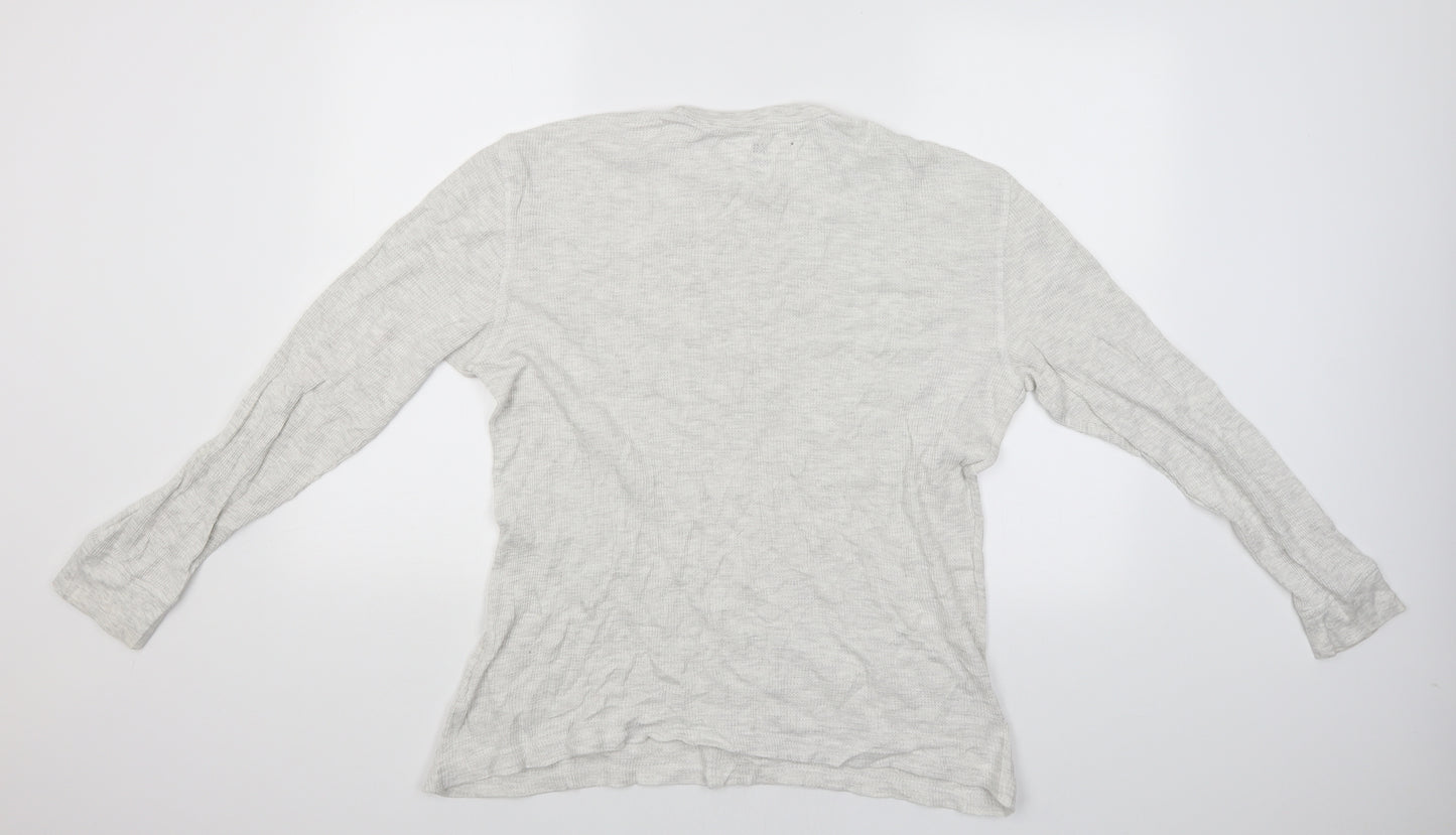 H&M Womens White   Pullover Jumper Size L
