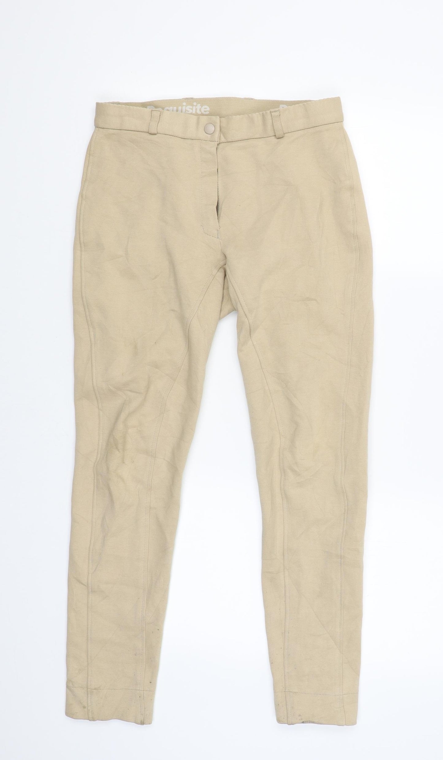 Requisite Womens Beige   Capri Trousers Size 12 L28 in