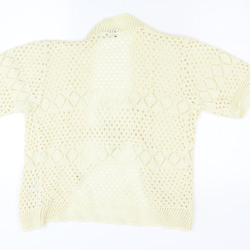 gazelle Womens Ivory   Shrug Jumper Size S
