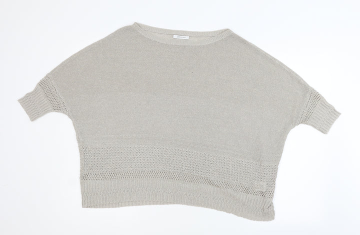 Artigiano Womens Silver   Pullover Jumper Size M