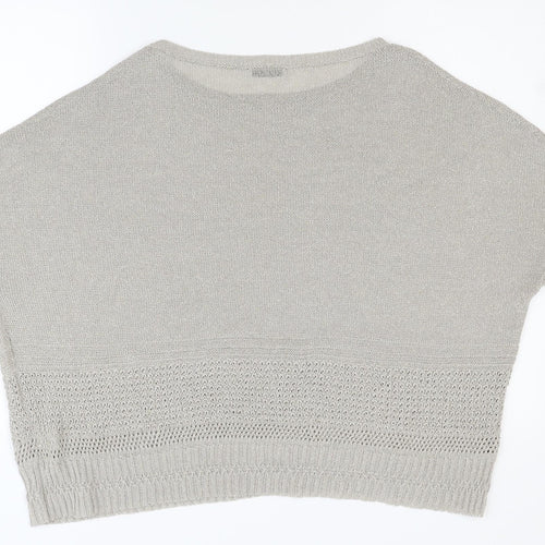 Artigiano Womens Silver   Pullover Jumper Size M