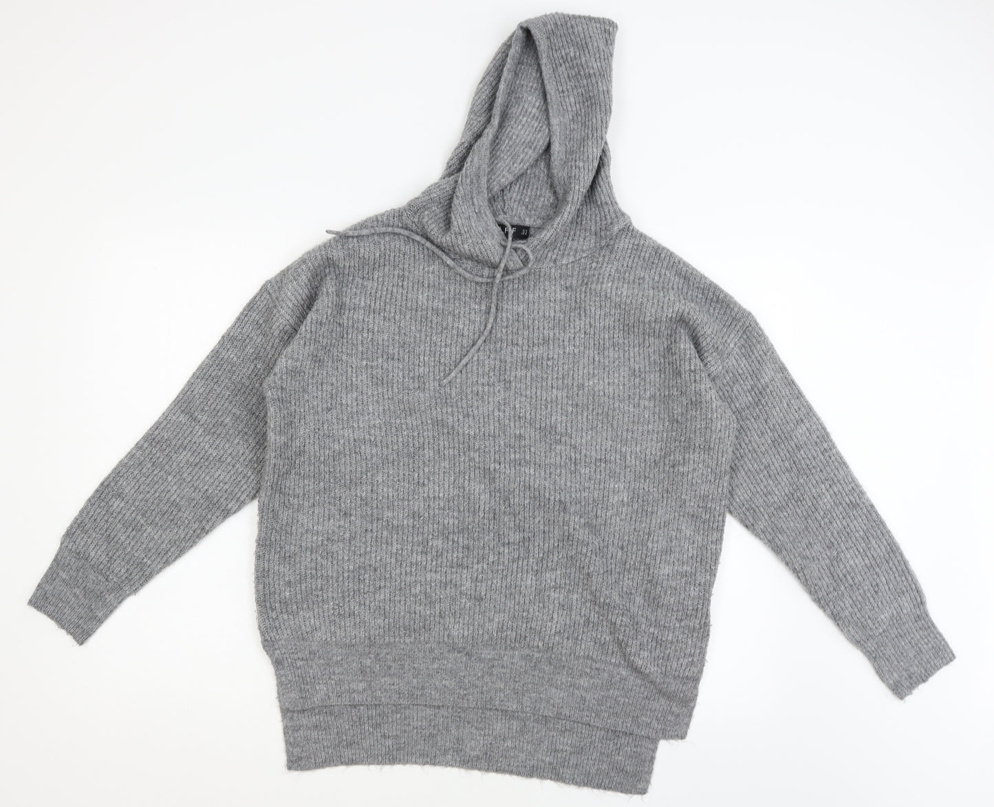 F&F Womens Grey   Pullover Hoodie Size 12