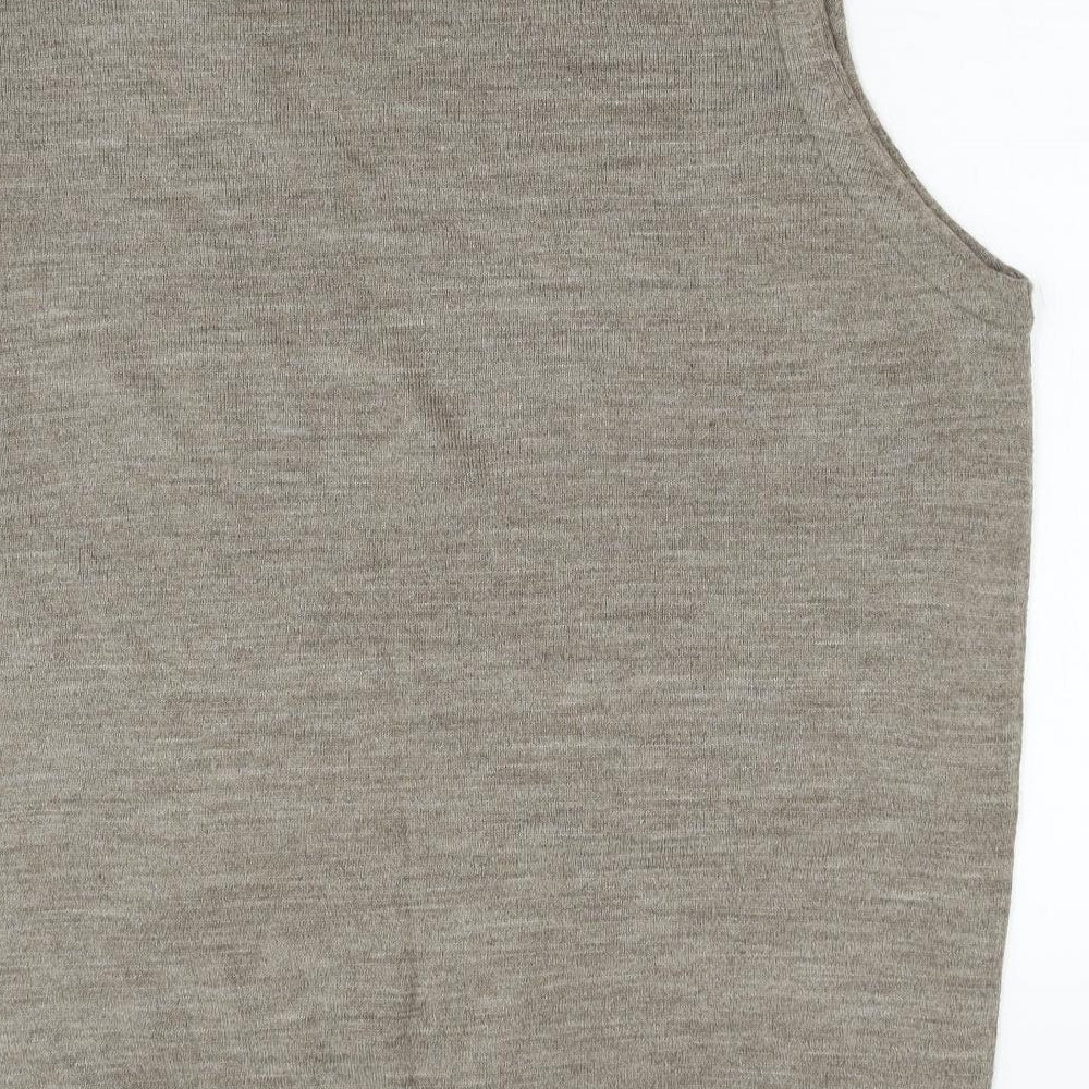 F&F Mens Grey   Vest Jumper Size XL