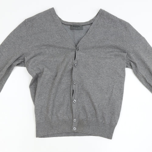 Burton Womens Grey   Cardigan Jumper Size S