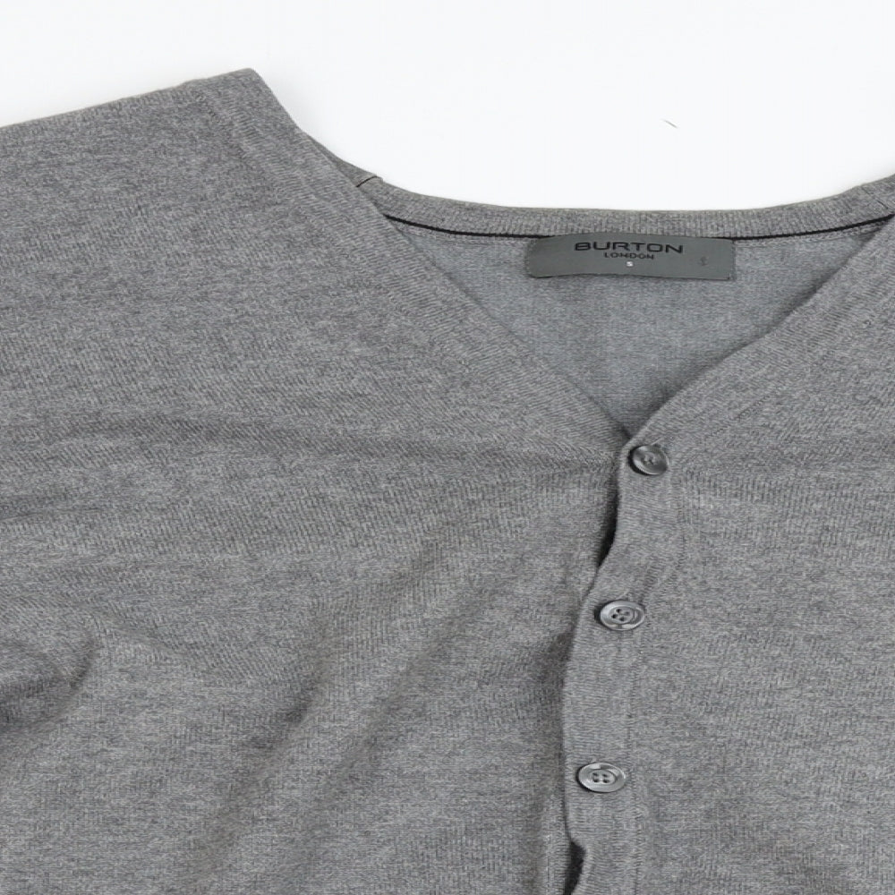 Burton Womens Grey   Cardigan Jumper Size S