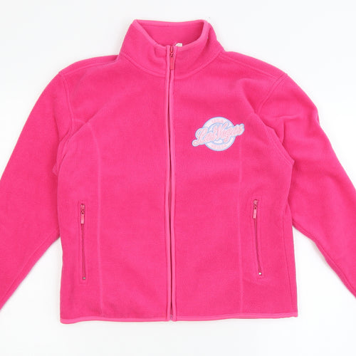 dimco Womens Pink   Full Zip Sweatshirt Size S