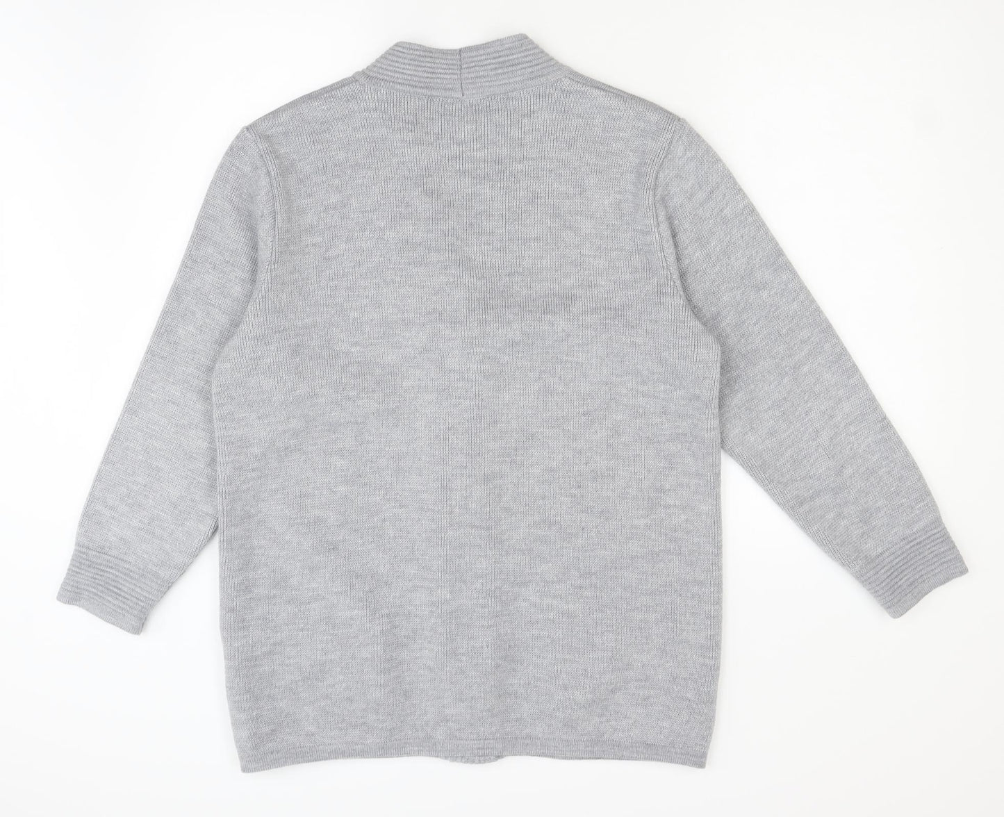 riddella Womens Grey   Cardigan Jumper Size 12  - 12/14
