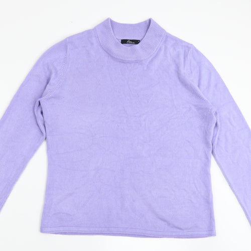BM Womens Purple   Pullover Jumper Size M