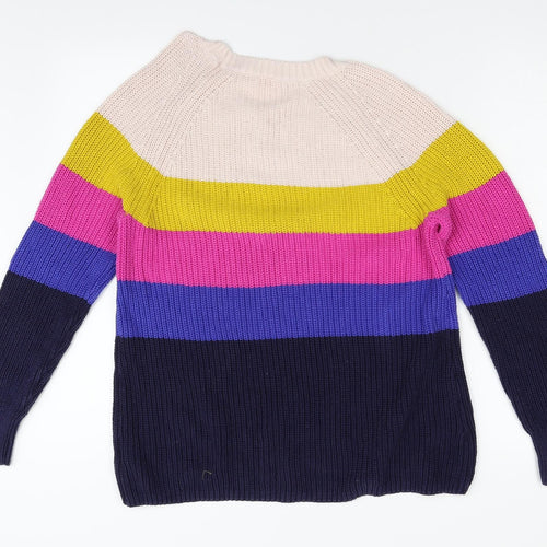 Gap Womens Blue Striped  Pullover Jumper Size S