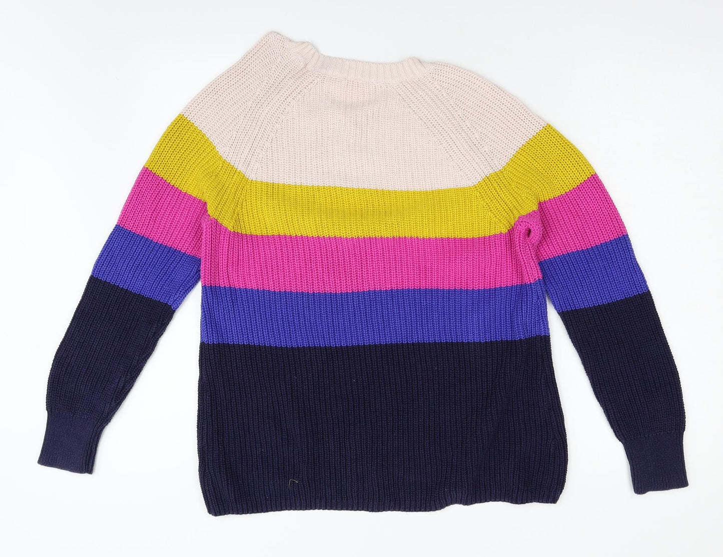 Gap Womens Blue Striped  Pullover Jumper Size S