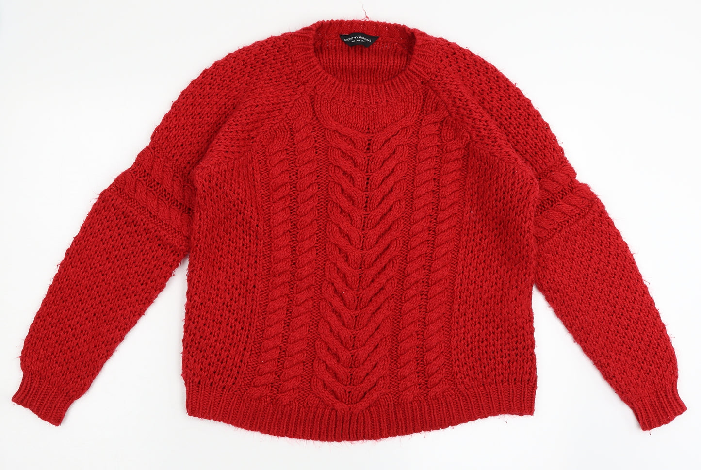 Dorothy Perkins Womens Red   Pullover Jumper Size 14