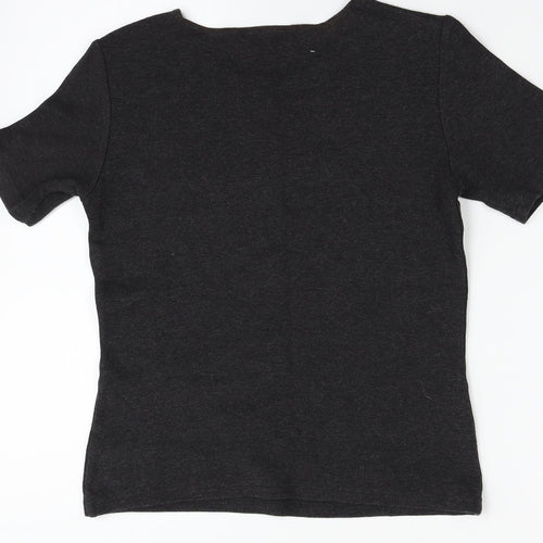 Style Womens Grey   Basic T-Shirt Size 10
