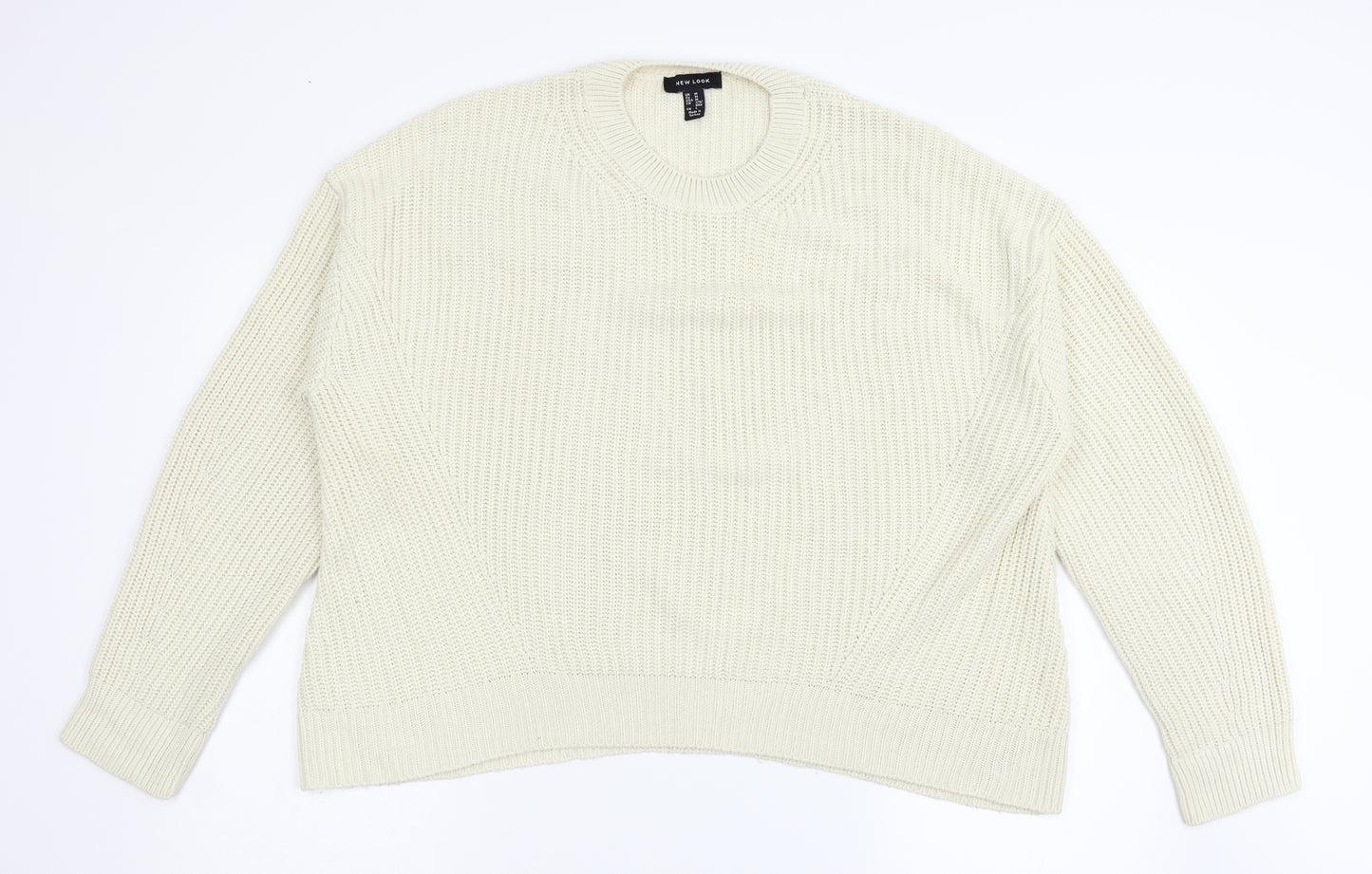 New Look Womens Ivory   Pullover Jumper Size M