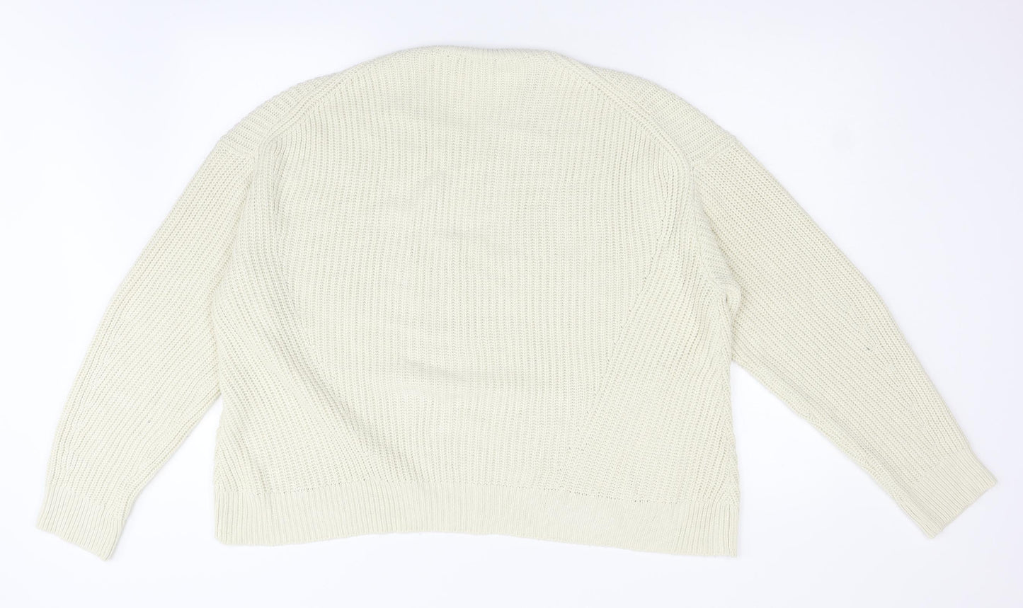 New Look Womens Ivory   Pullover Jumper Size M