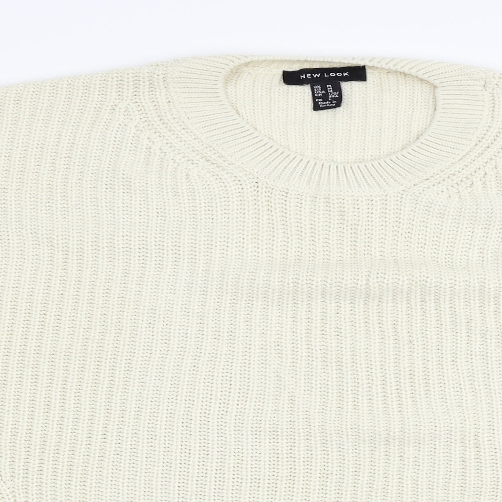 New Look Womens Ivory   Pullover Jumper Size M