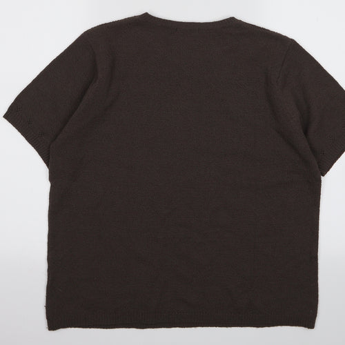 berketex Womens Brown   Basic T-Shirt Size M