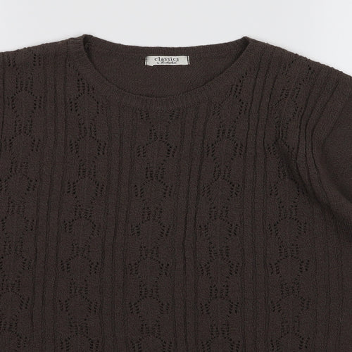 berketex Womens Brown   Basic T-Shirt Size M
