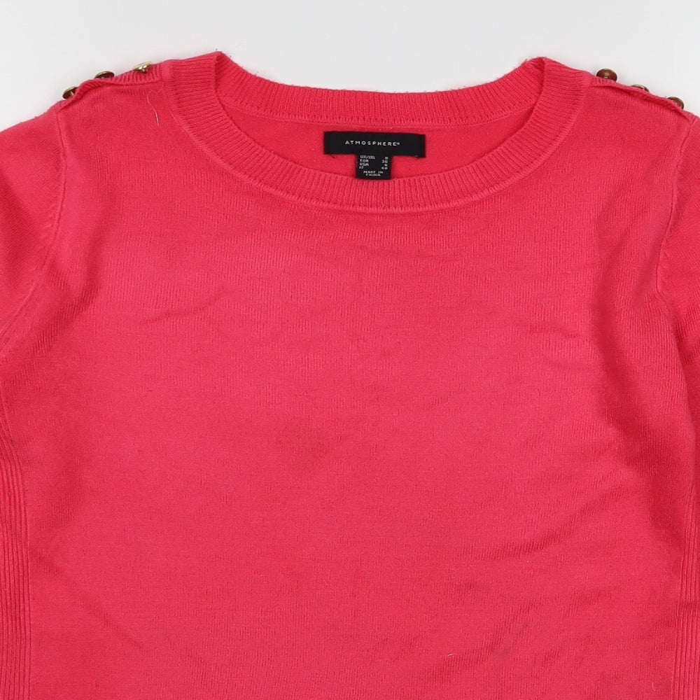 Atmosphere Womens Pink   Pullover Jumper Size 8